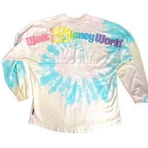 Authentic Walt Disney World Spirit Jersey Tye-Dye & Rainbow Women’s‎ Size: S